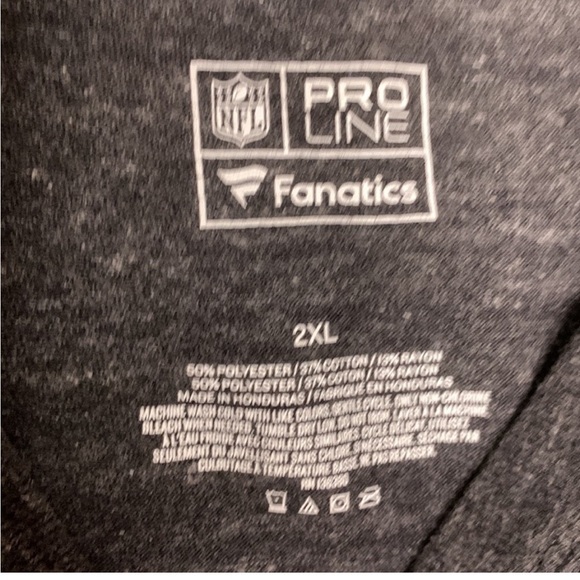 FANATICS NFL Pro Line Steelers T-Shirt size 2XL - Picture 3 of 3